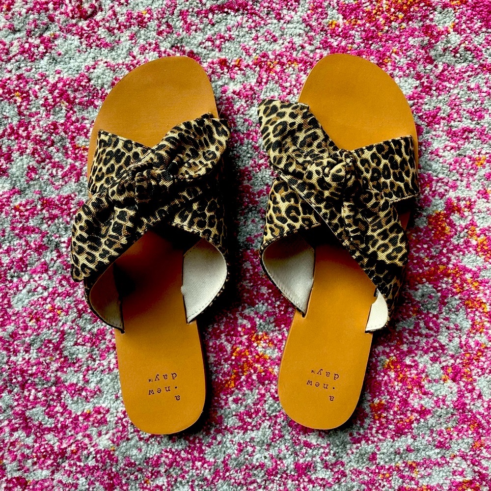 A New Day Leopard Sandals